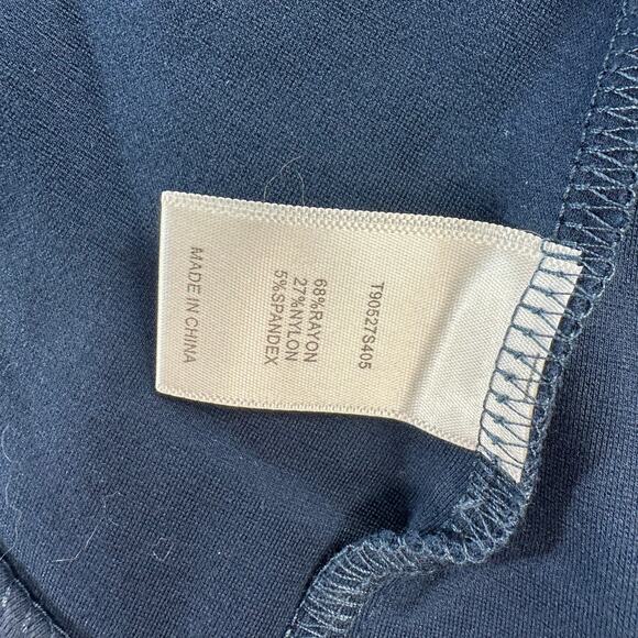 Tart‎ NEW Blazer Jacket Womens M Dark Teal Blue Zip Pockets Open Front Corpcore - Picture 8 of 9